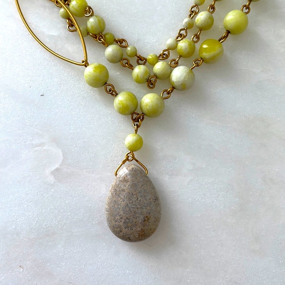 Vintage Beaded Choker Statement Necklace - Picture 4 of 7